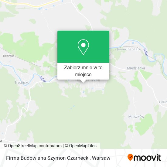 Mapa Firma Budowlana Szymon Czarnecki