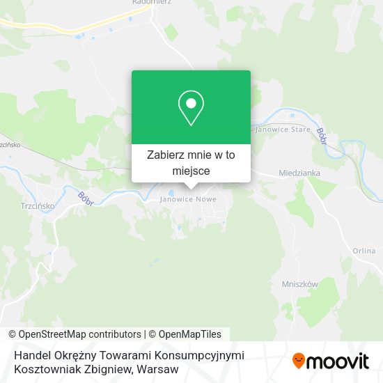 Mapa Handel Okrężny Towarami Konsumpcyjnymi Kosztowniak Zbigniew