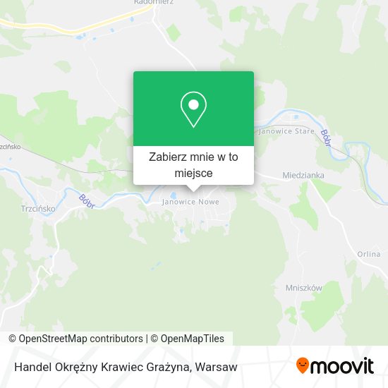 Mapa Handel Okrężny Krawiec Grażyna