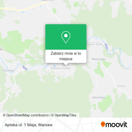 Mapa Apteka ul. 1 Maja