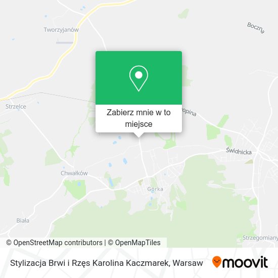 Mapa Stylizacja Brwi i Rzęs Karolina Kaczmarek