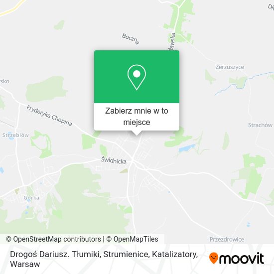 Mapa Drogoś Dariusz. Tłumiki, Strumienice, Katalizatory