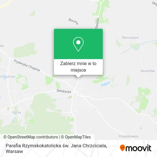 Mapa Parafia Rzymskokatolicka św. Jana Chrzciciela