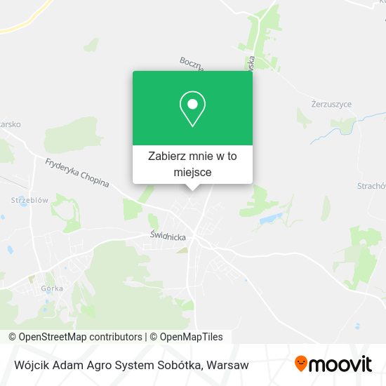 Mapa Wójcik Adam Agro System Sobótka