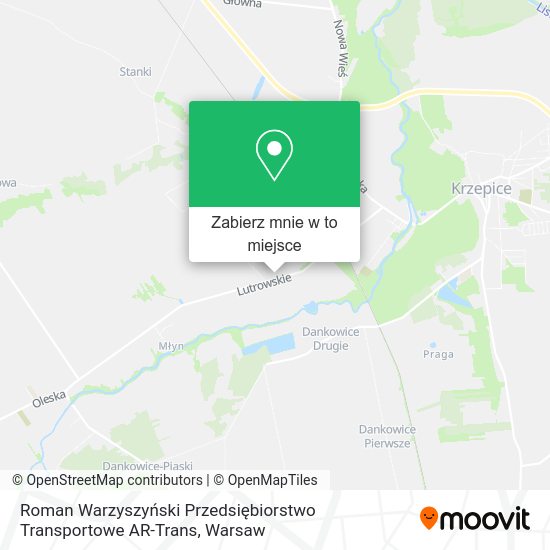 Mapa Roman Warzyszyński Przedsiębiorstwo Transportowe AR-Trans