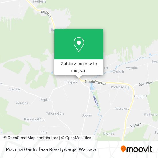 Mapa Pizzeria Gastrofaza Reaktywacja