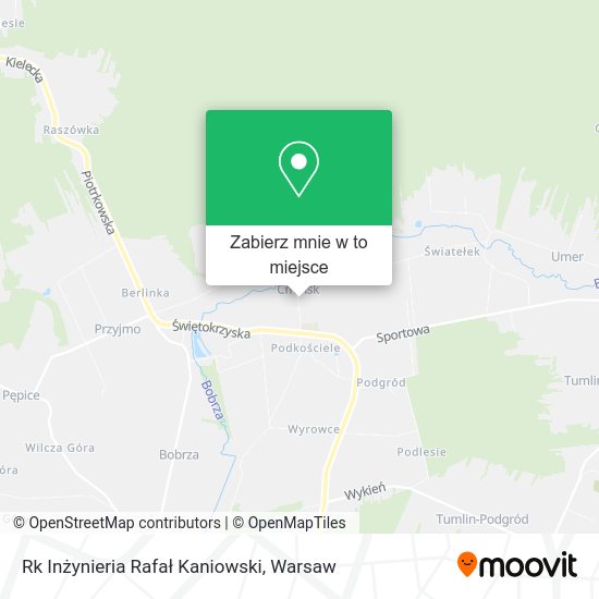 Mapa Rk Inżynieria Rafał Kaniowski