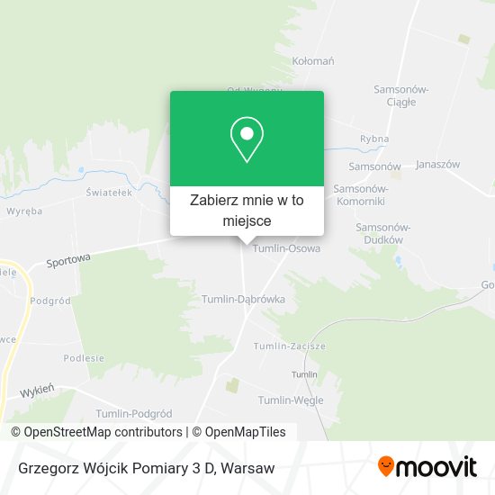 Mapa Grzegorz Wójcik Pomiary 3 D