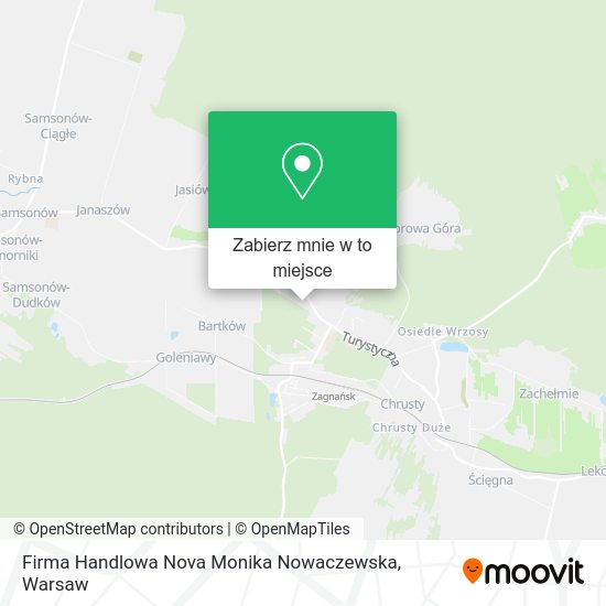 Mapa Firma Handlowa Nova Monika Nowaczewska