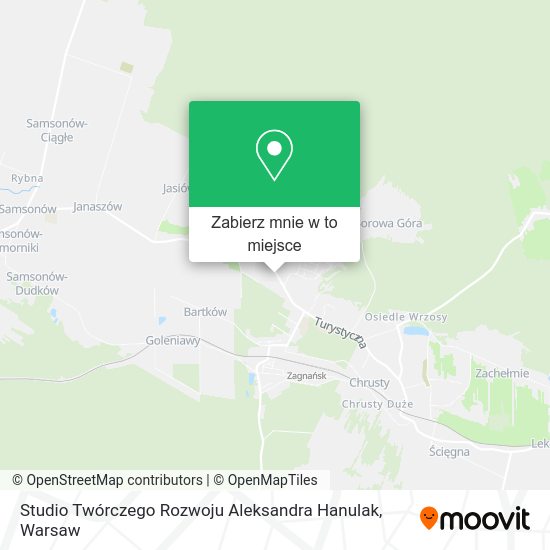 Mapa Studio Twórczego Rozwoju Aleksandra Hanulak