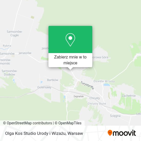 Mapa Olga Kos Studio Urody i Wizażu