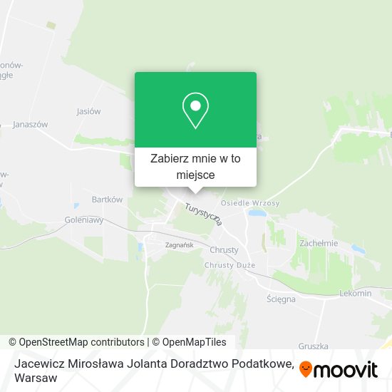 Mapa Jacewicz Mirosława Jolanta Doradztwo Podatkowe