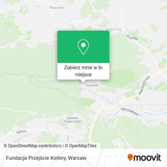 Mapa Fundacja Przejście Kotliny