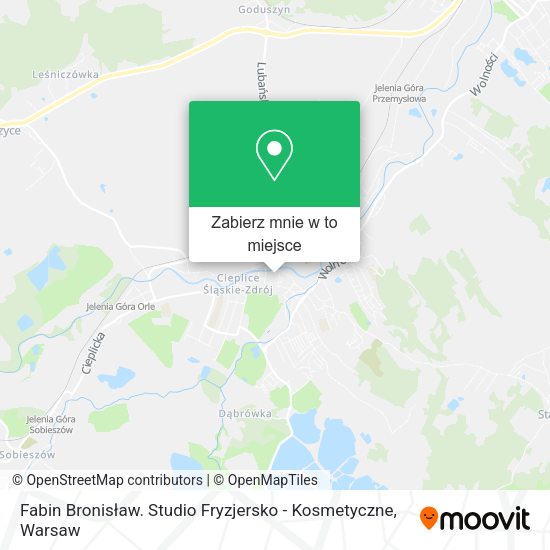 Mapa Fabin Bronisław. Studio Fryzjersko - Kosmetyczne