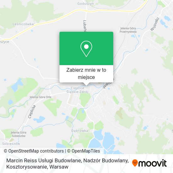 Mapa Marcin Reiss Usługi Budowlane, Nadzór Budowlany, Kosztorysowanie