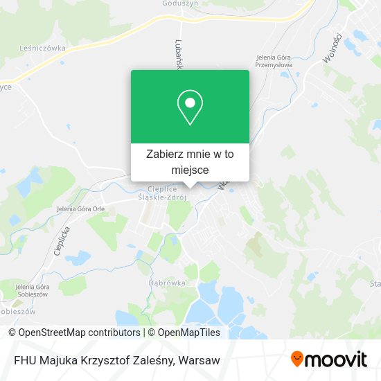 Mapa FHU Majuka Krzysztof Zaleśny