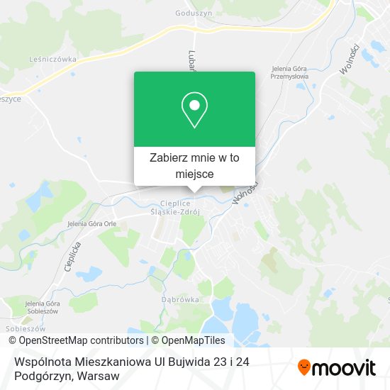 Mapa Wspólnota Mieszkaniowa Ul Bujwida 23 i 24 Podgórzyn