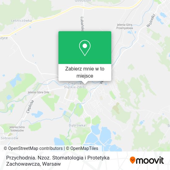 Mapa Przychodnia. Nzoz. Stomatologia i Protetyka Zachowawcza