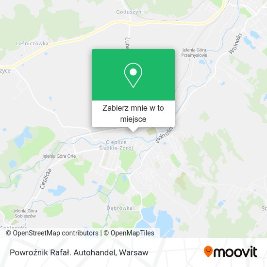 Mapa Powroźnik Rafał. Autohandel