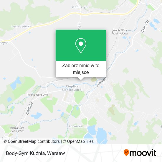 Mapa Body-Gym Kuźnia