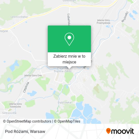 Mapa Pod Różami