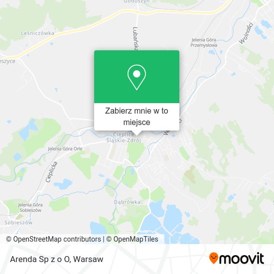 Mapa Arenda Sp z o O