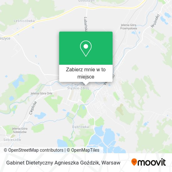 Mapa Gabinet Dietetyczny Agnieszka Goździk