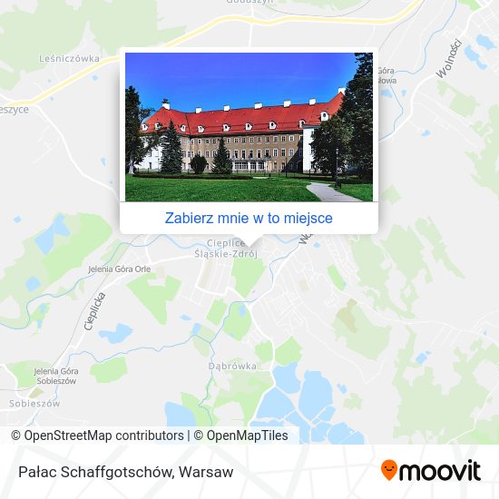 Mapa Pałac Schaffgotschów