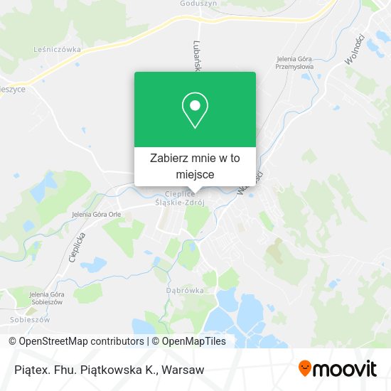 Mapa Piątex. Fhu. Piątkowska K.