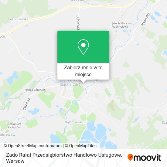 Mapa Zado Rafał Przedsiębiorstwo Handlowo-Usługowe