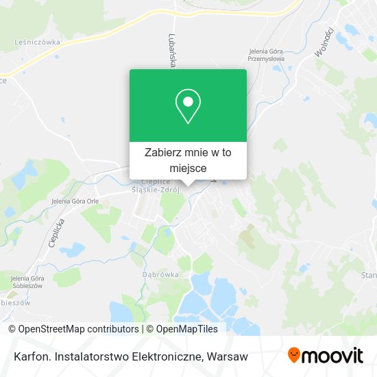 Mapa Karfon. Instalatorstwo Elektroniczne