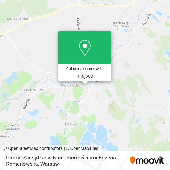 Mapa Patron Zarządzanie Nieruchomościami Bożena Romanowska