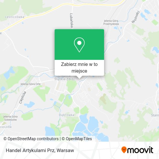 Mapa Handel Artykulami Prz