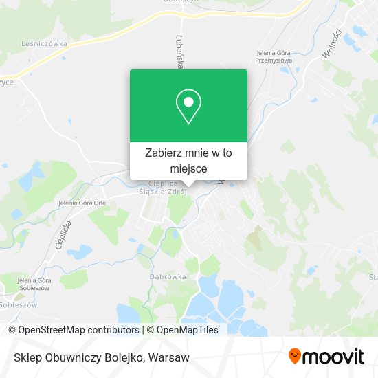 Mapa Sklep Obuwniczy Bolejko