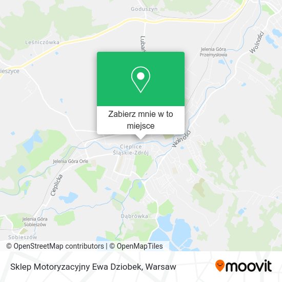 Mapa Sklep Motoryzacyjny Ewa Dziobek