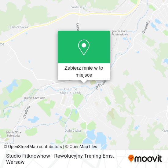 Mapa Studio Fitknowhow - Rewolucyjny Trening Ems