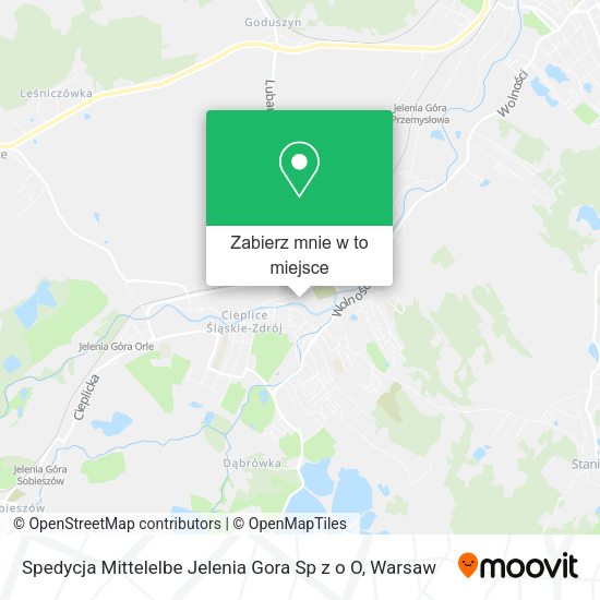 Mapa Spedycja Mittelelbe Jelenia Gora Sp z o O