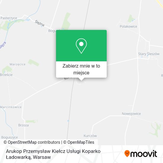 Mapa Arukop Przemysław Kiełcz Usługi Koparko Ładowarką