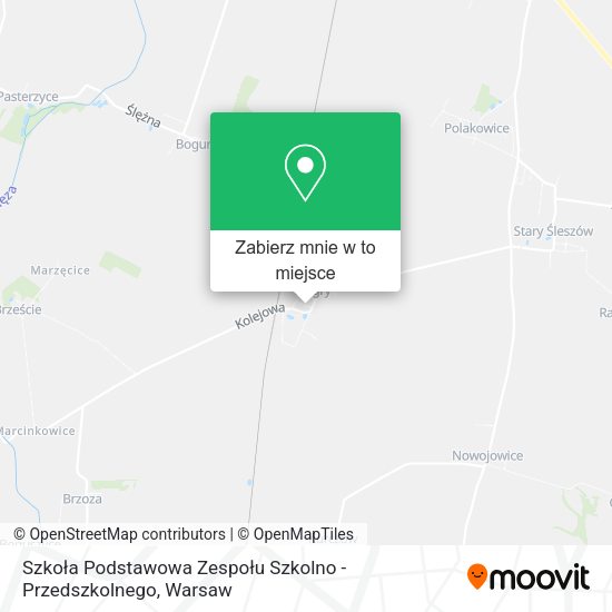 Mapa Szkoła Podstawowa Zespołu Szkolno - Przedszkolnego