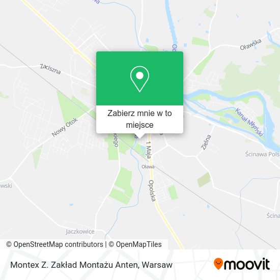 Mapa Montex Z. Zakład Montażu Anten