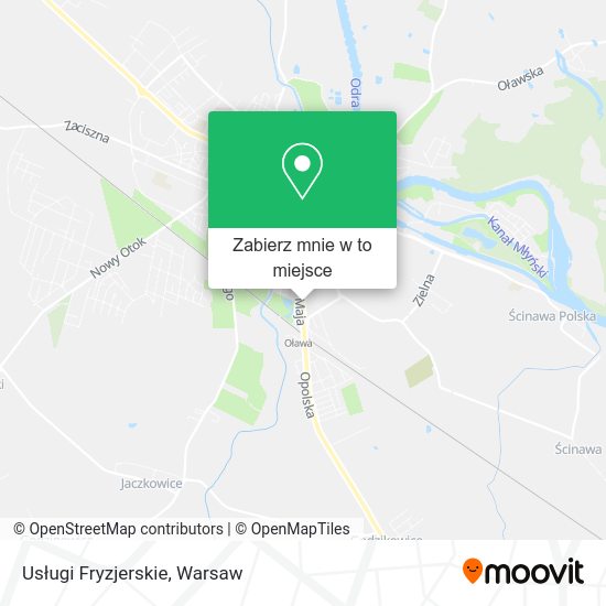 Mapa Usługi Fryzjerskie