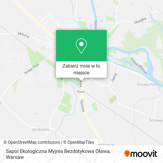 Mapa Sapol Ekologiczna Myjnia Bezdotykowa Oława