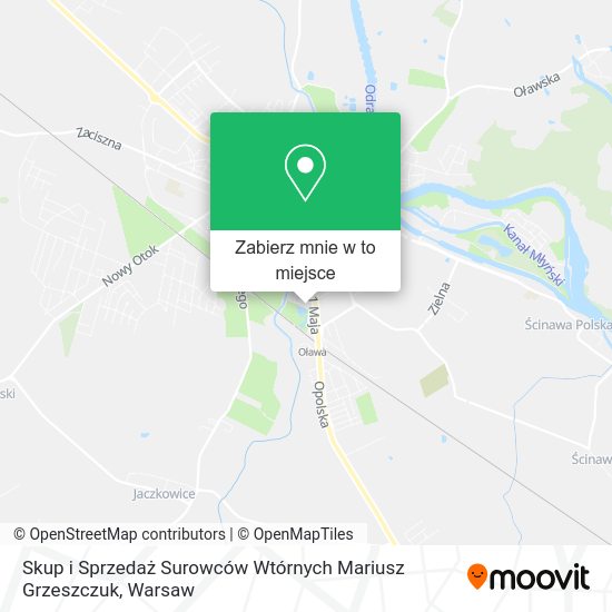 Mapa Skup i Sprzedaż Surowców Wtórnych Mariusz Grzeszczuk