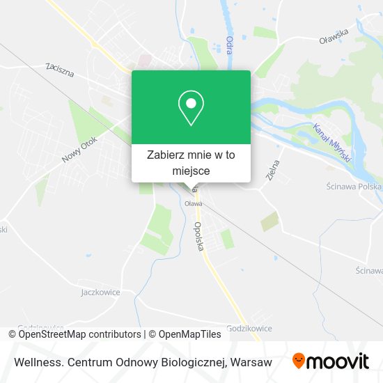 Mapa Wellness. Centrum Odnowy Biologicznej