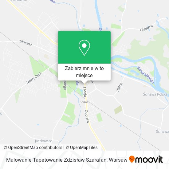 Mapa Malowanie-Tapetowanie Zdzisław Szarafan