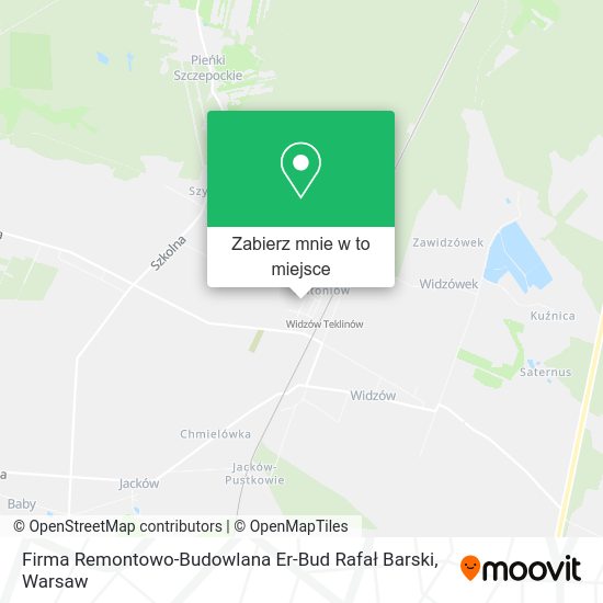 Mapa Firma Remontowo-Budowlana Er-Bud Rafał Barski