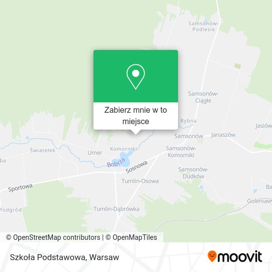 Mapa Szkoła Podstawowa