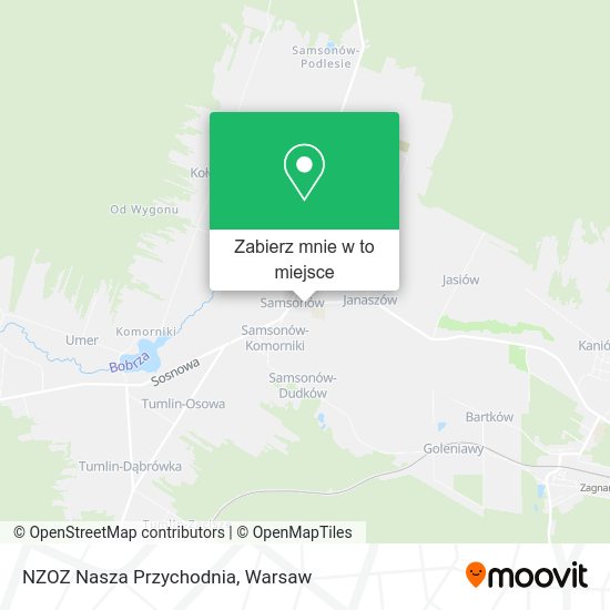 Mapa NZOZ Nasza Przychodnia