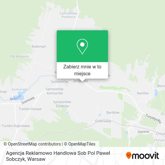 Mapa Agencja Reklamowo Handlowa Sob Pol Paweł Sobczyk