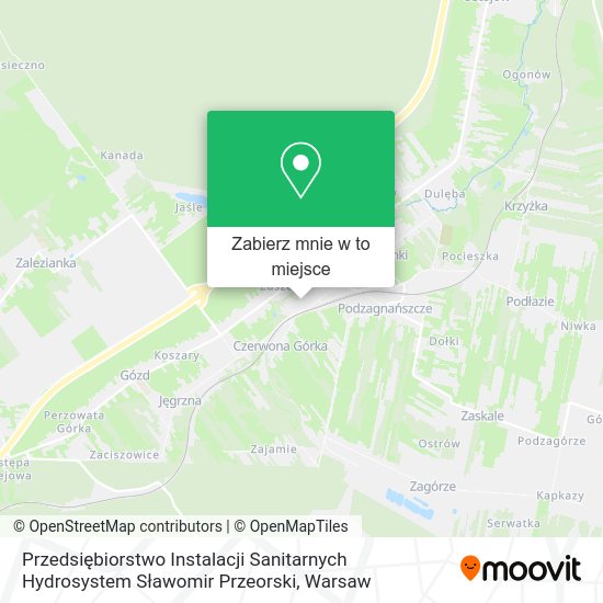 Mapa Przedsiębiorstwo Instalacji Sanitarnych Hydrosystem Sławomir Przeorski